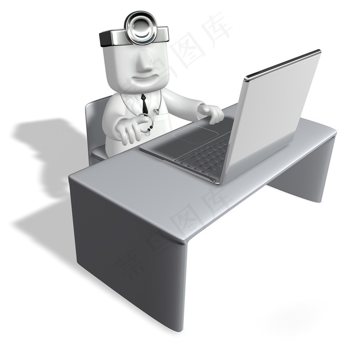 努力学习的医生