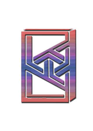 彩色渐变几何图形画册插画免抠素材