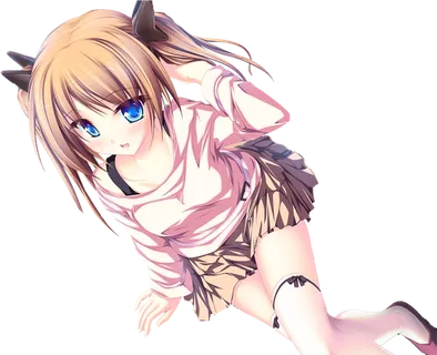 坐立女孩素材人物卡通简笔