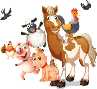 现代农业卡通动物