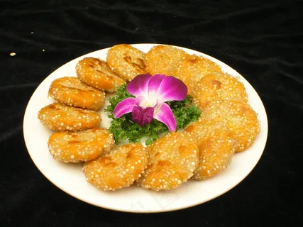 西米南瓜饼. 西米南瓜饼.