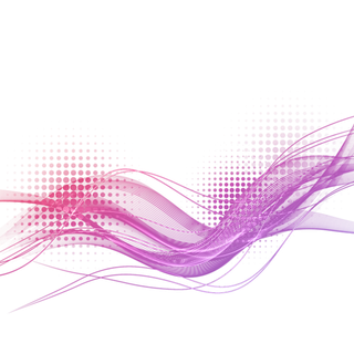 紫色波纹点渐变线条科技电商免抠png
