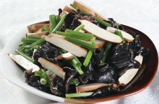 香葱木耳拌香干