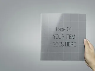 简约画册样机展示效果