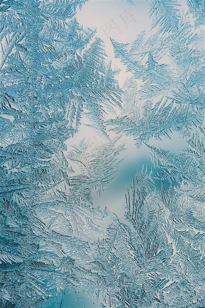 炫彩冰霜背景图