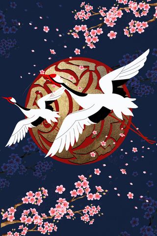 中国风国潮新中式PSD客厅龙纹图案故宫晶瓷轻奢芯画挂画素材设计