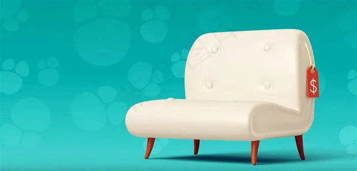 装有软垫的椅子