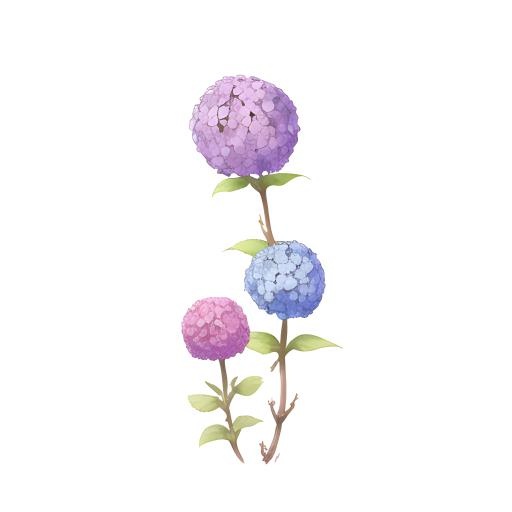 花绣球免抠(2048x2048)