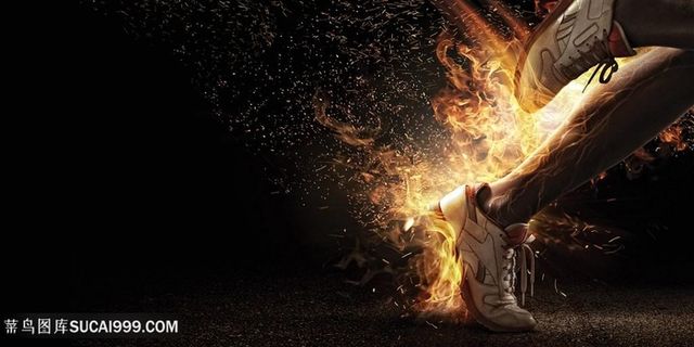 跑步运动广告高清图片