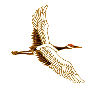 中国风古典中式国潮风手绘飞鹤图案仙鹤装饰素材PNG免抠插画元素 中国风古典中式国潮风手绘飞鹤图案仙鹤装饰素材PNG免抠插画元素