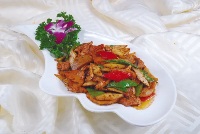 0911CC-818鹅脯炒三菌