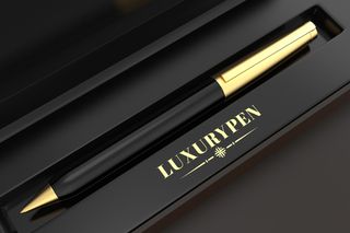 笔盒logo样机模板