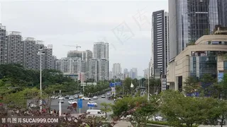 城市街道高楼大厦