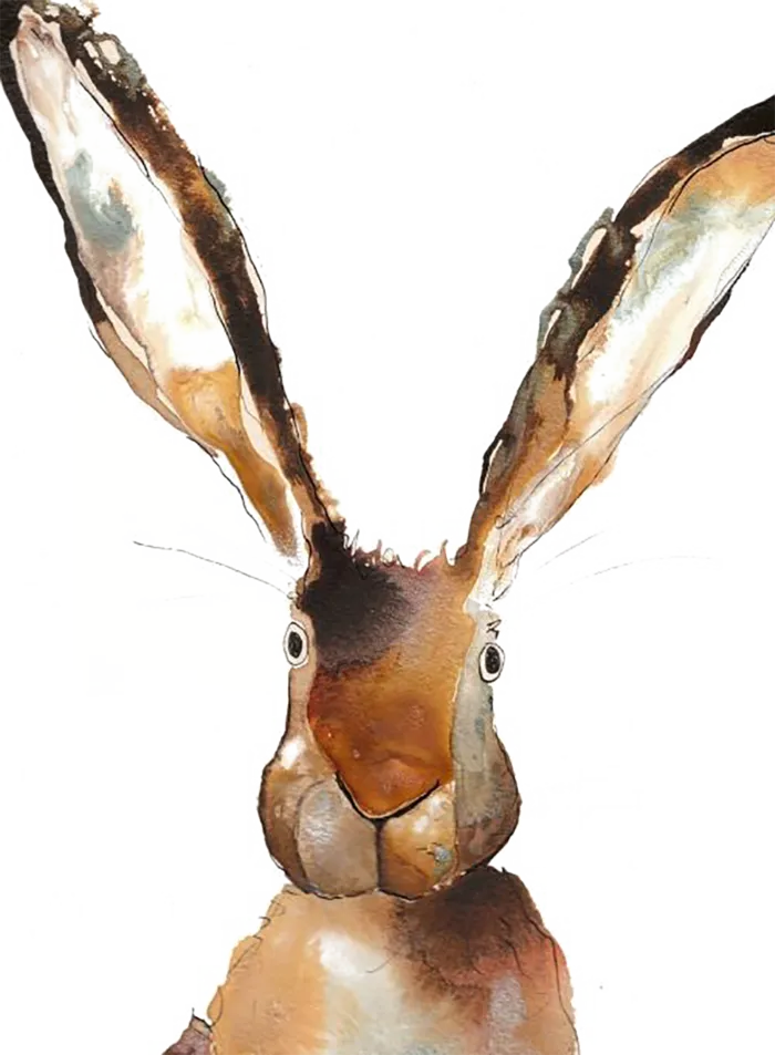 卡通兔子头