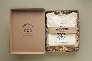 设计服装纸盒样机