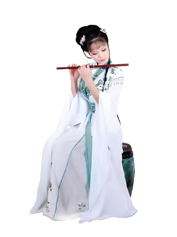 36 (3)免抠元素 免抠摄影 美女 人物 服装 古风 演奏