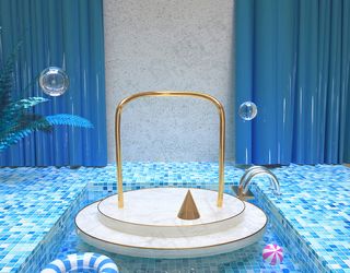 C4D电商场景模型渲染背景