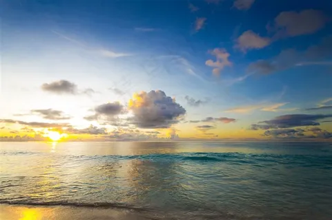 唯美沙滩海边景色高清图 唯美沙滩海边景色高清图