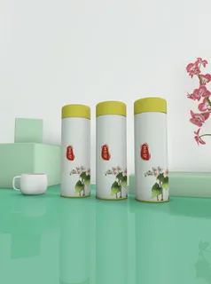 高端品牌茶叶包装盒纸袋智能贴图样机产品效果图展示PSD素材模板 高端品牌茶叶包装盒纸袋智能贴图样机产品效果图展示PSD素材模板