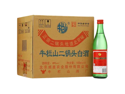 超市商品清晰大图免抠实物摄影png格式图片透明底品牌白酒牛栏山(4)