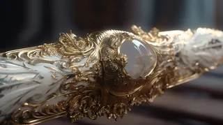 镶嵌珠宝的工艺品