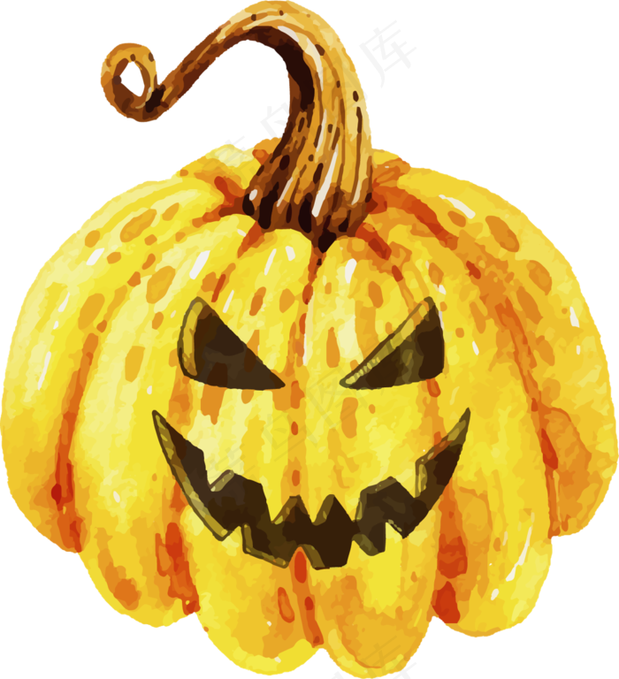 万圣节节日卡通素材南瓜