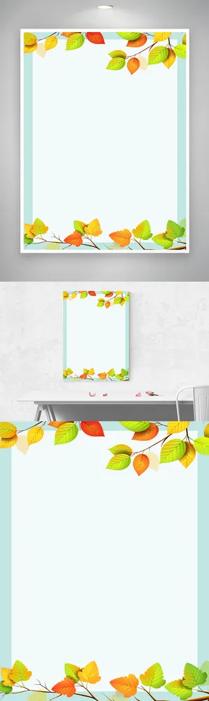 清新鲜花背景素材