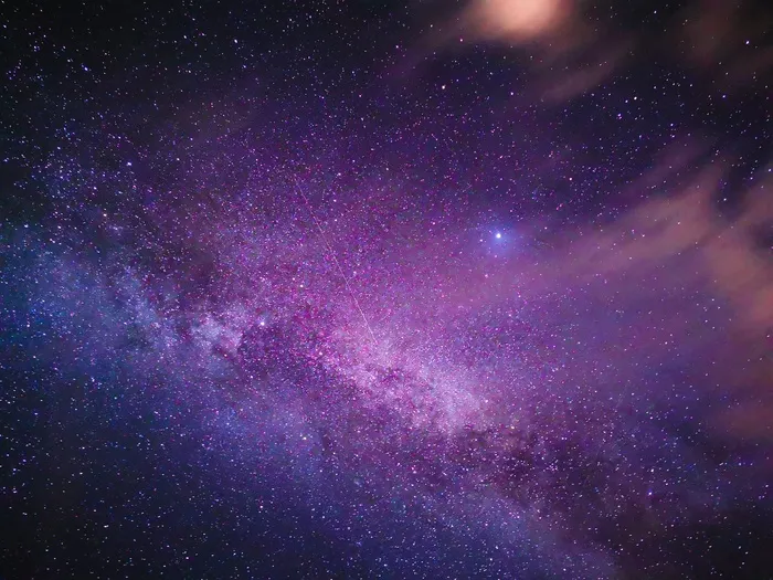 黑色星空摄影素材