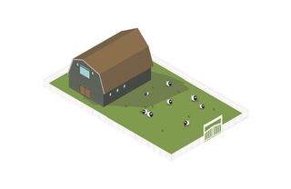 分析图素材图标集合景观建筑立面插画场景AI矢量图形设计