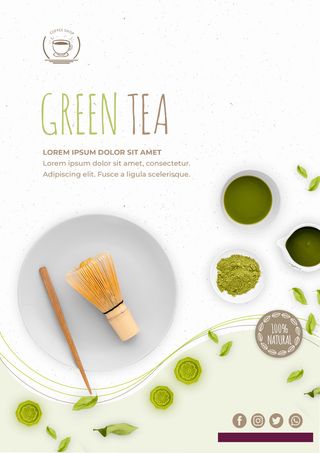 绿色清新创意简约风海报