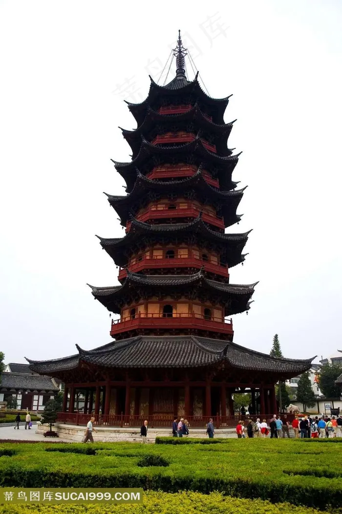 苏州盘门美景摄影素材