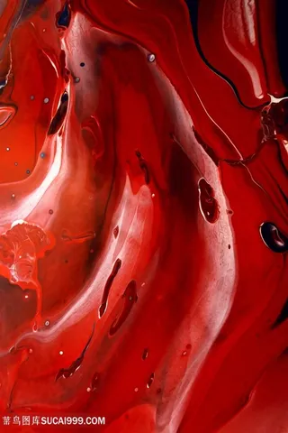 抽象时尚水彩艺术油画