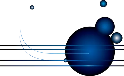 蓝色圆点宝石蓝卡通