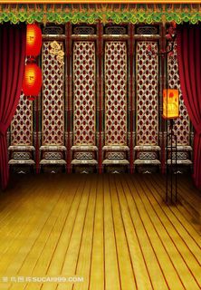 喜庆典雅的古代喜堂