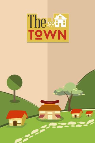 街道建筑矢量扁平插画