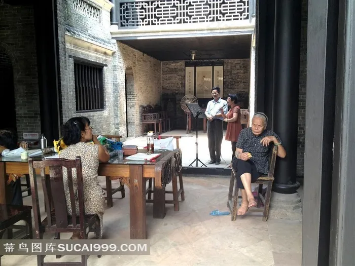 广东佛山南风古灶旅游粤剧表演