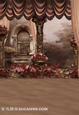 欧式建筑室内摄影背景图片