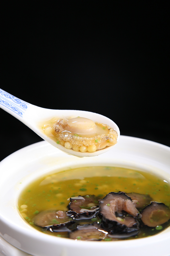 翡翠金米热参鲍