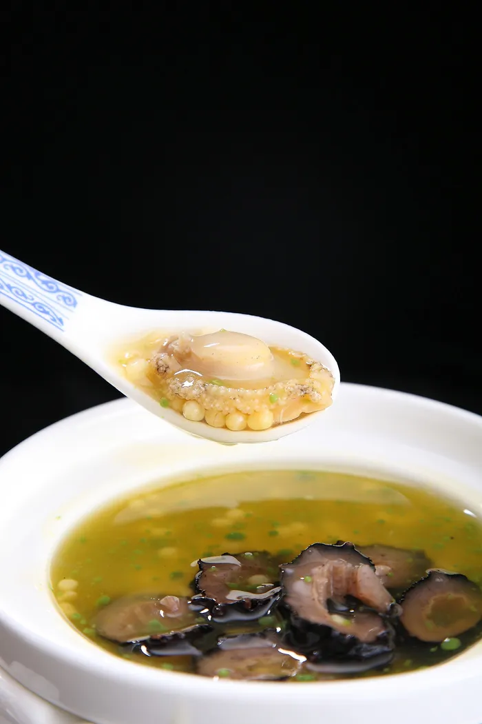 翡翠金米热参鲍