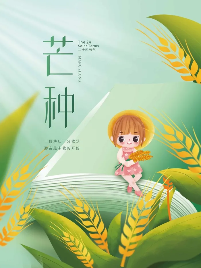 芒种 芒种宣传促销psd模版下载