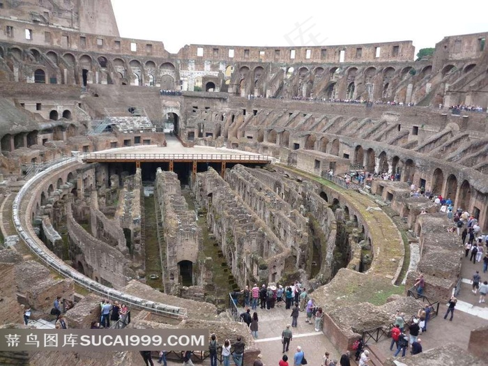 意大利罗马旅游实景摄影图片有名的斗兽场
