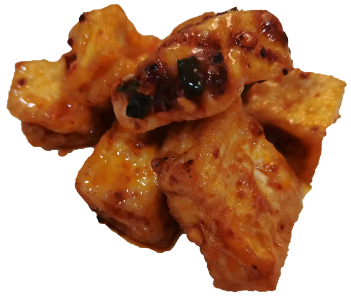 黄豆豆腐包浆黑豆嫩豆腐油炸香煎麻辣小吃免抠psd模版下载