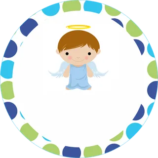 天使孩子圆圈