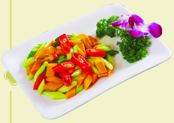 J04-0088  南瓜芦笋丁