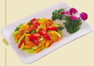 J04-0088  南瓜芦笋丁