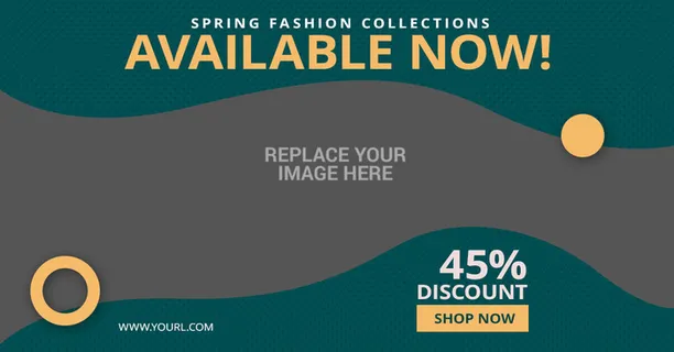 设计英文广告销售横幅素材