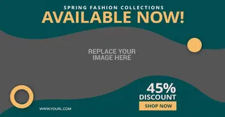 设计英文广告销售横幅素材