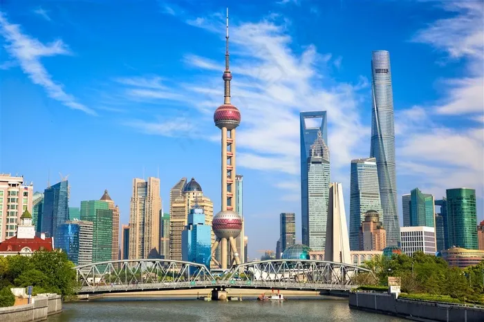 上海东方明珠高清风景图片