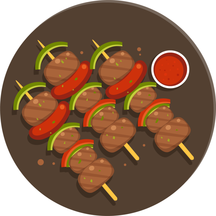 简约风厨房料理卡通素材图片PNG免扣 (39)