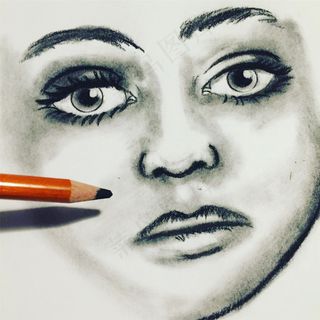 人物头像素描图片